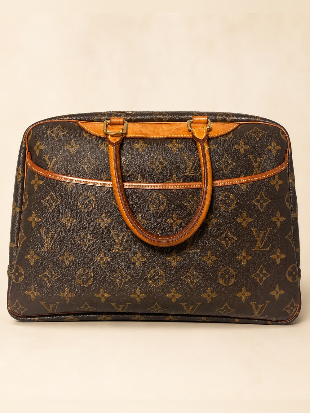 Louis Vuitton Deauville M47270 Monogram Top Handle Bag COA Dust Bag - Picture 2 of 10